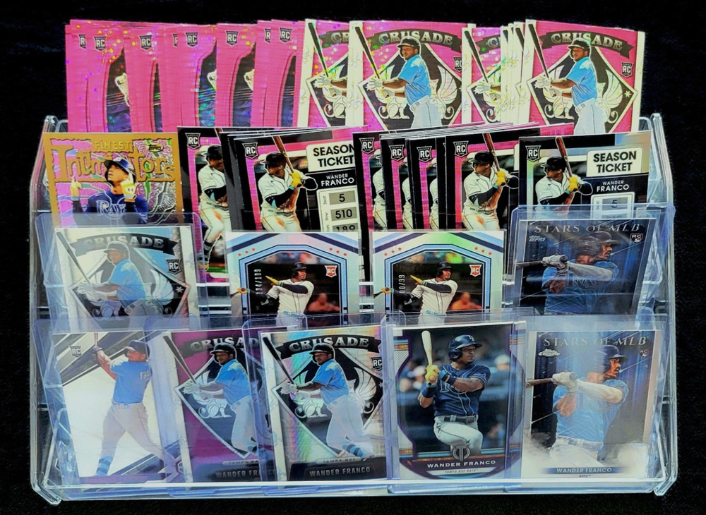 600 Tampa Bay Rays Wander Franco RC's, Serial Numbered, Parallels and Inserts